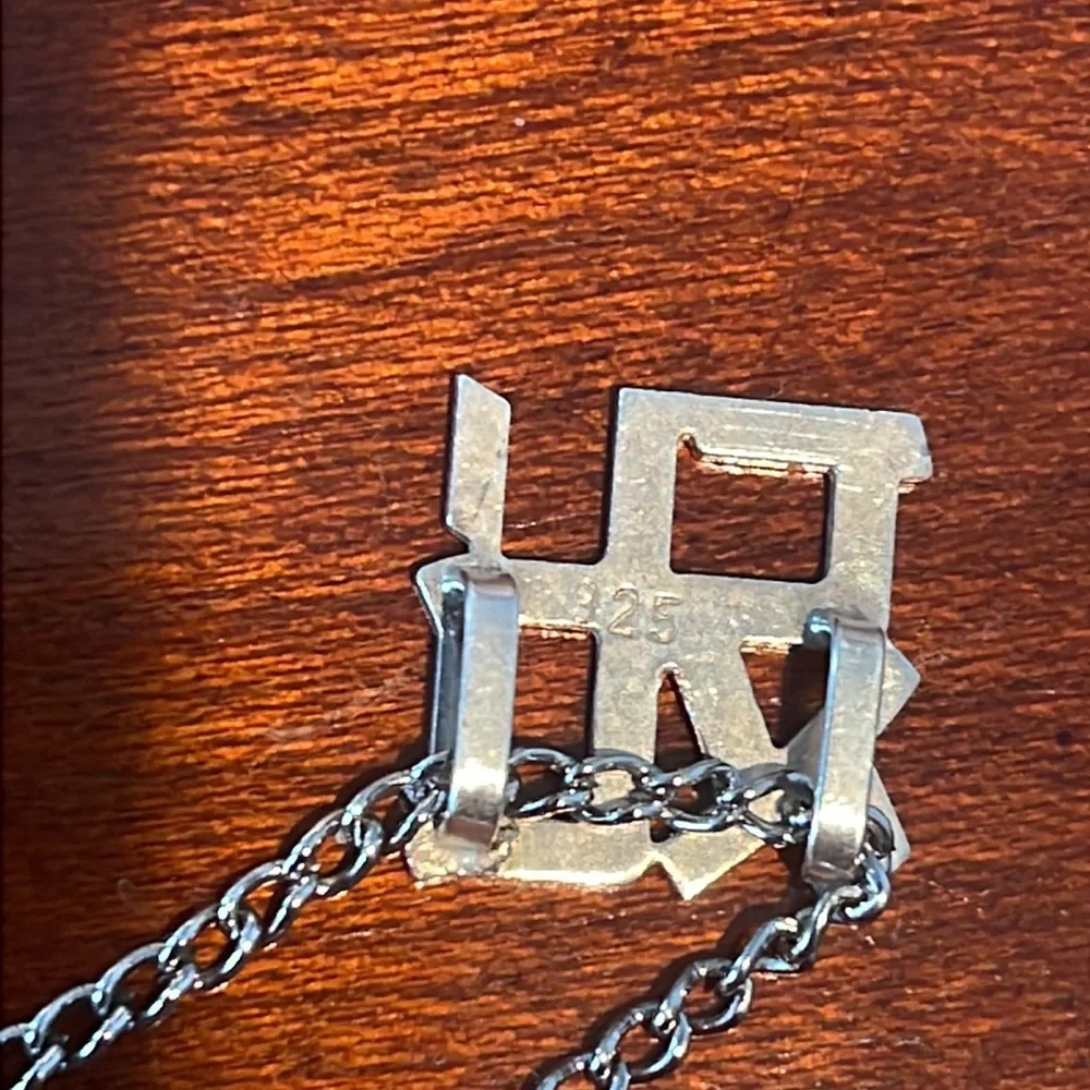 Sterling Silver “Ahavah” Necklace (Hebrew for “Love”) - Picture 3 of 4